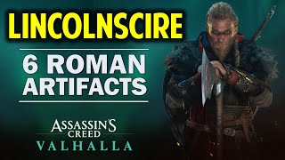 Lincolnscire All Roman Artifacts Location  Assassins Creed Valhalla [upl. by Ellahcim]