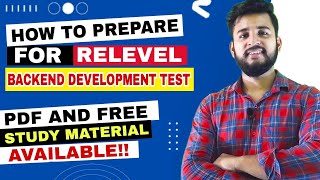 RELEVEL Backend Development FULL SYLLABUS WITH RESOURCES  HOW TO CRACK RELEVEL EXAM [upl. by Jacki749]