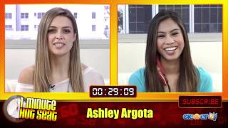 1 Minute Hot Seat  Ashley Argota In The Hot Seat [upl. by Adnawt663]