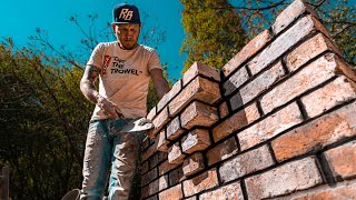 BRICKLAYING  How to build a DROP CORBEL [upl. by Htebharas398]