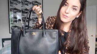 Bag Review Nº3 Chanel ExecutiveCerf tote  SoTotallyVlog [upl. by Allit]