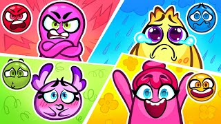 Share Feelings And Emotions 😂😡  Angry Sad Shy and Happy Songs For Kids by Slick Slime Sam [upl. by Wisnicki]