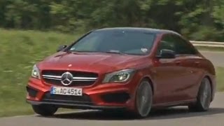 Mercedes CLA45 AMG driven  autocarcouk [upl. by Ludovick]