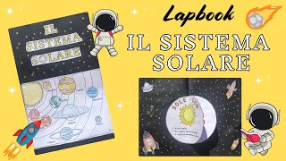 LAPBOOK IL SISTEMA SOLARE videotutorial diy solarsystem [upl. by Ricardama]