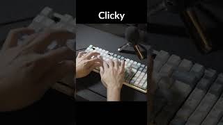 80 Keyboard Comparison Tactile vs Linear vs Clicky [upl. by Aleb]