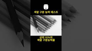 색깔 구분능력 테스트 테스트 심리테스트 심리 상위 [upl. by Alac]