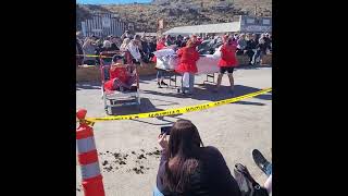 Oatman Arizona 2024 bed race [upl. by Airrat713]