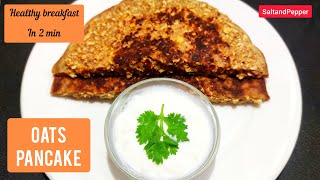 Oats Pancake Recipe  No Sugar No Maida  Healthy Breakfast Recipe  Easy To Make Recipe For Kid [upl. by Kaila]