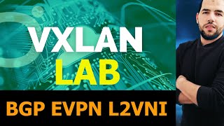 VXLAN EVPNBGP L2VNI  Basic Config from scratch step by step [upl. by Lindholm385]