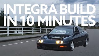 B20VTEC SWAP INTO DC INTEGRA IN UNDER 10 MINUTES [upl. by Jereld510]