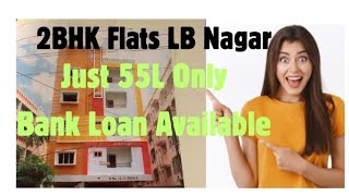 2BHK Flats for Sale VanasthalipuramLB Nagar 55L Only [upl. by Naivart457]