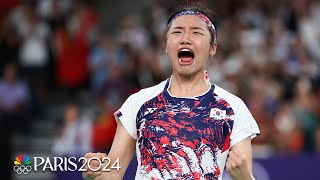 South Korea SMASHES its way to Olympic gold in womens badminton  Paris Olympics  NBC Sports [upl. by Pittman878]