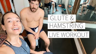 LIVE WORKOUT  Glute amp Hamstring Focus heavy weight optional  Dr LA Thoma Gustin [upl. by Ketchan743]