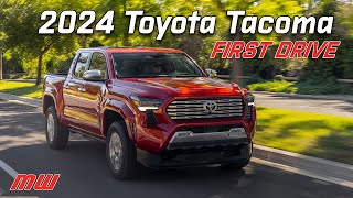 2024 Toyota Tacoma  MotorWeek First Drive [upl. by Enaled]