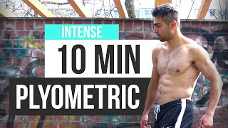 10 MIN PLYOMETRIC HIIT WORKOUT  Speed  Vertical Jump Workout [upl. by Yffub]