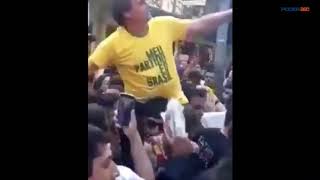 Assista ao momento do esfaqueamento de Bolsonaro em 6 de setembro de 2018  3 [upl. by Airehs122]