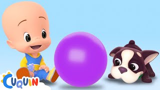 Cuquin’s Purple Ball  Cleo amp Cuquin Educational Videos for Children [upl. by Heilman]