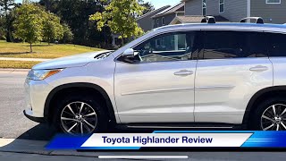 Toyota Highlander Owner Review [upl. by Ynnol]