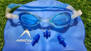 Unboxing of 🏊Swimming kit GogglesCapearplug amp noseplug Set Ideal for All Age Group [upl. by Petey546]