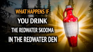 Skyrim ٠ What Happens If You Drink The Redwater Skooma In The Redwater Den [upl. by Rebel]