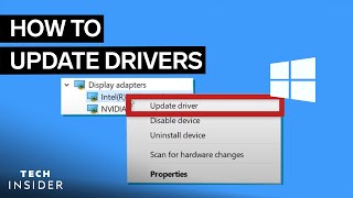 How To Update Drivers For Windows 10 [upl. by Notlad]