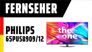 Fernseher Philips 65PUS890912  Test  Deutsch [upl. by Ttemme]