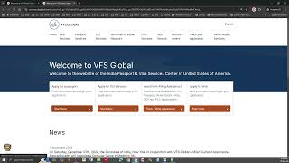 How to Track Application Status for VFS Consular Application Center Applications Indian [upl. by Iran]