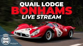 Bonhams Quail Lodge auction  Live stream replay [upl. by Thetisa]