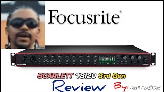 focusrite scarlett 18i20 audio interface review focusrite studio music review [upl. by Lucille303]