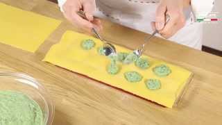 Homemade Ravioli with Marcato Ravioli Tablet  Video tutorial [upl. by Sirtimid]