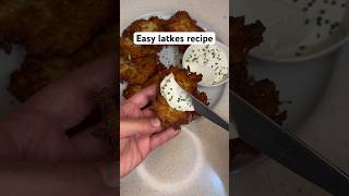 How to make latkes ✨ easy Hanukkah latkes recipe  cooking for kids kidfriendly [upl. by Artkele]