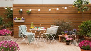 Ideas geniales para Patios Pequeños terrazas [upl. by Mast185]