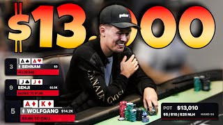 CRAZY HIGH STAKES ACTION 51025 BIG POTS ONLY  Poker Vlog 250 [upl. by Herries]