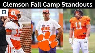 Clemson Football Fall Camp Standouts  Clemson Tigers Football 2024 [upl. by Kcirddec]