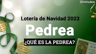 Qué es LA PEDREA de la Lotería de Navidad [upl. by Ainod]