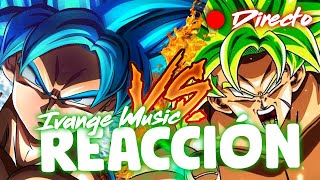 BROLY vs GOKU Dragon Ball Super  Ivangel ft Kronno Zomber  REACCIÓN directo  Its Aileon [upl. by Kauppi]