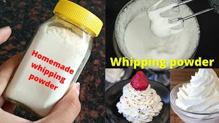 homemade whipping powderwhipping powder at homehow to make whipping powder in telugu [upl. by Machute]