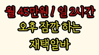 오후에 2시간 일하고 월 45만원 받는 모니터링 재택알바 I 부업으로 딱 좋음 [upl. by Ynnol]