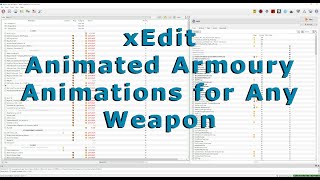 Animated Armoury Animations for Any Weapon  Skyrim Modding Guide [upl. by Burg]