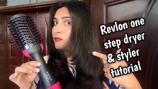 One Step Hair Dryer amp Styler  hair styler brush  Hair tutorial [upl. by Hong]