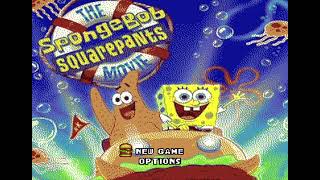 The SpongeBob SquarePants Movie English Sega Genesis Bootleg Continue amp Game Over Screens [upl. by Noswal]