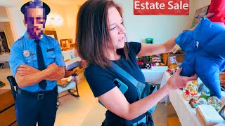 Tight Security at LUXURY Estate Sale wthehomeschoolingpicker [upl. by Saltsman801]