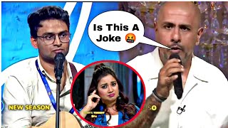 OMG  Indian Idol 15 Audition Video  Judge Vishal Dadlani Angry On The Contents [upl. by Leibman]