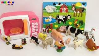 Aprende Nombres y Sonidos de Animales dela Granja🐷🐮🐴 Juegos para niños✨Mimonona Stories [upl. by Supat716]