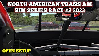 North American Trans Am Sim Series  Iracing  Race2 at Lime Rock [upl. by Llejk]