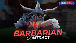 THE BARBARIAN CONTRACT BedWars [upl. by Evelyn]