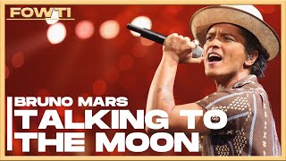 Bruno Mars  Talking to the Moon Lyric Video [upl. by Ltsyrk103]