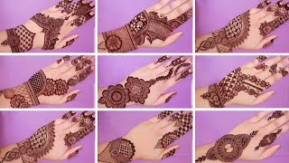 Easy top Arabic Mehndi Design Wedding Dulhan Special mehndi DesignSimplehenna Design mehndieid [upl. by Necyrb317]