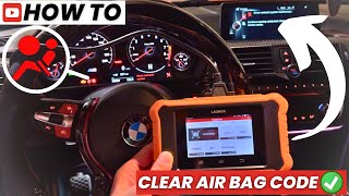 How To ClearErase BMW Air Bag Code aka Restraint System Malfunction [upl. by Trinee320]