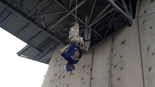 BIRT Level 1 Bravo Inverted rappelling [upl. by Ramad]